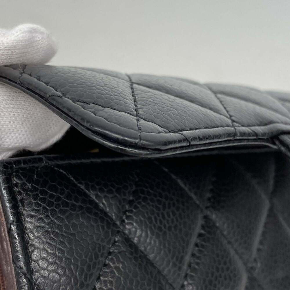 CHANEL Black Caviar Leather Wallet - Picture 8 of 9